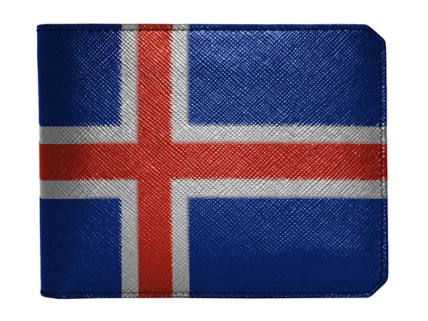 La bandera de Islandia — Foto de Stock