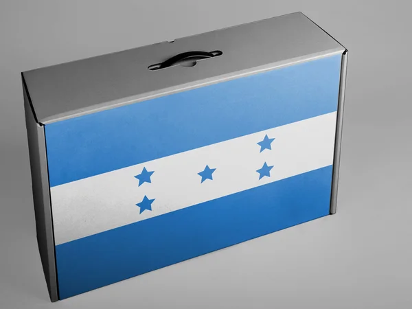 A Hondurasi zászló — Stock Fotó