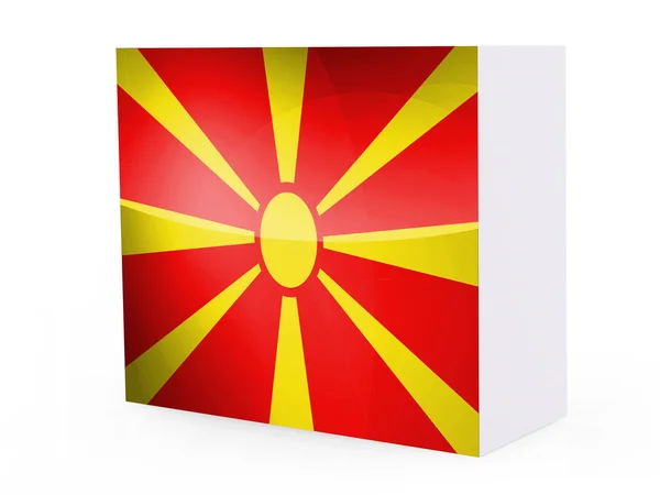 Vlag van Macedonië — Stockfoto