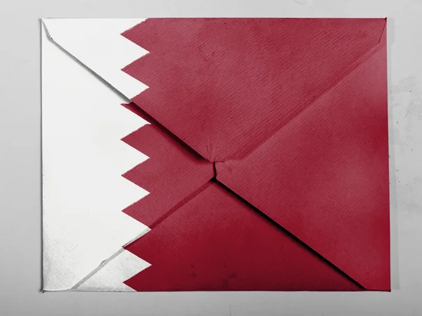 The Qatari flag — Stock Photo, Image