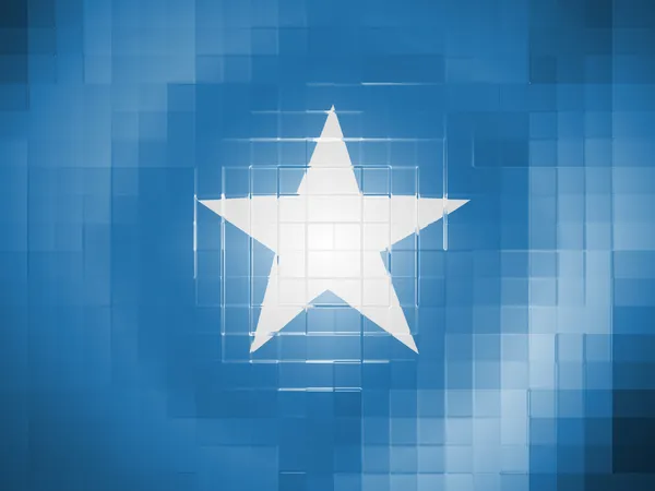 De vlag van Somalië — Stockfoto