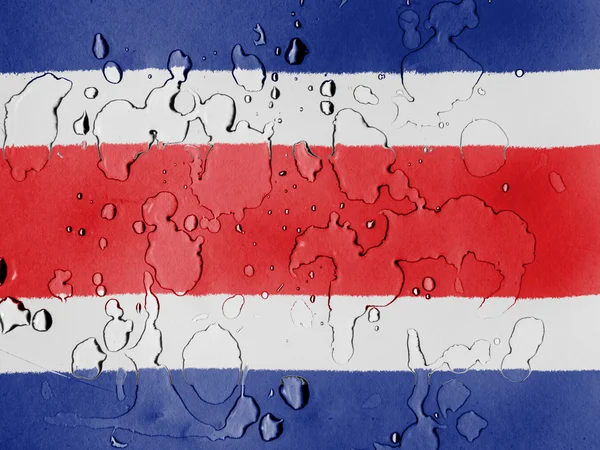La bandiera del Costa Rica — Foto Stock