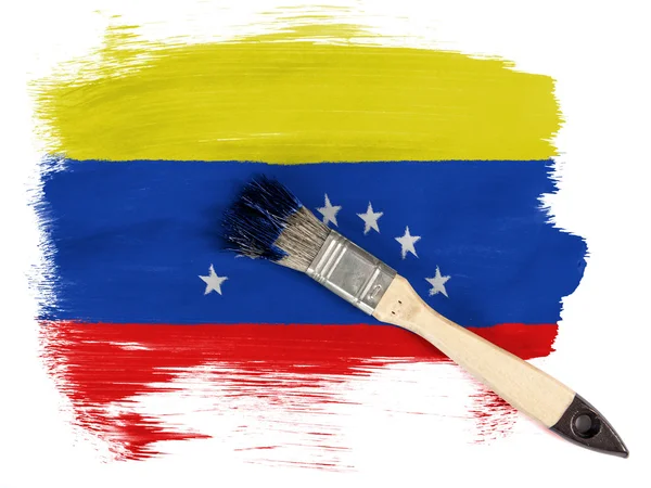 Die venezuelanische Flagge — Stockfoto