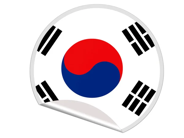 La bandera de Corea del Sur — Foto de Stock