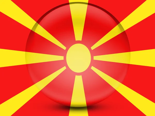 马其顿国旗 — 图库照片