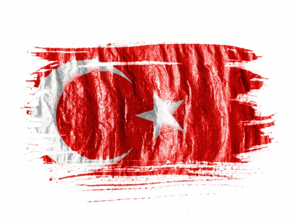 A török zászló — Stock Fotó