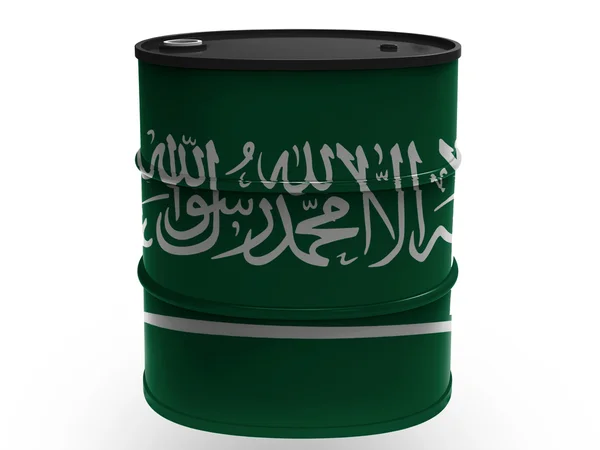 Saudiarabiska arabiska flaggan — Stockfoto