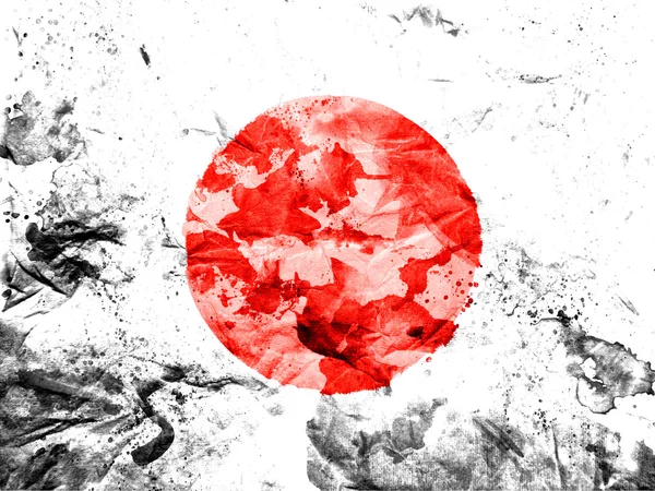La bandera de Japón — Foto de Stock