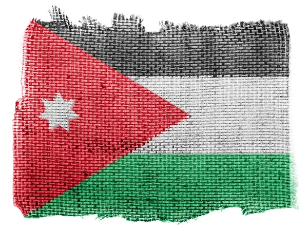 Le drapeau jordanien — Photo