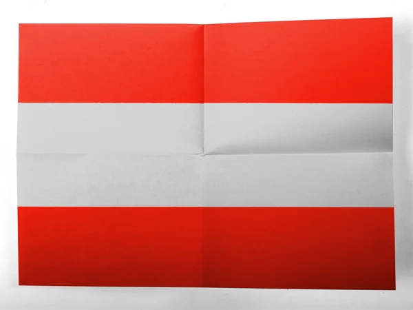 Le drapeau autrichien — Photo