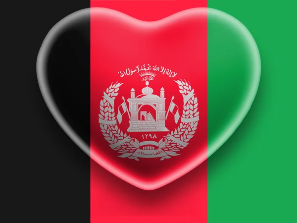 Afghanistan flagga — Stockfoto