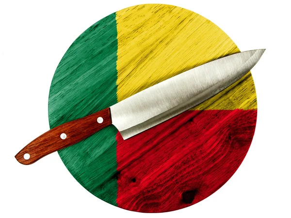 Benin. Benini flag — Stock Photo, Image