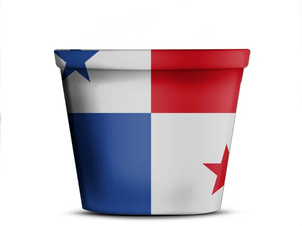 A panamai zászló — Stock Fotó