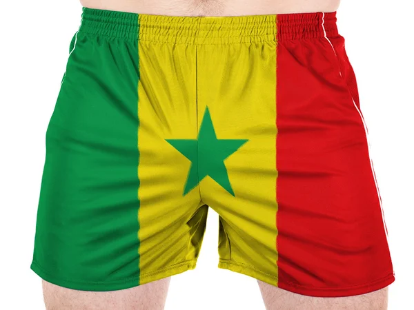 Senegalská vlajka — Stock fotografie