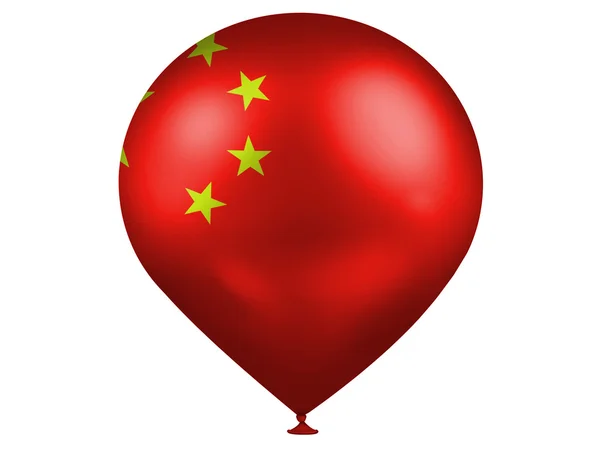 A bandeira chinesa — Fotografia de Stock
