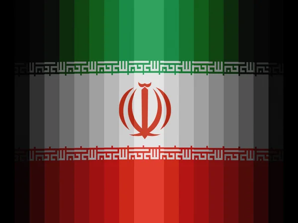 La bandiera iraniana — Foto Stock