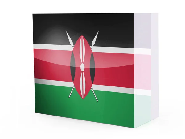 Keňa vlajka — Stock fotografie