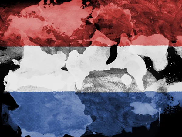 De vlag van Nederland — Stockfoto