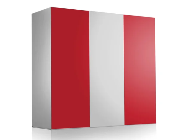 The Peru flag — Stock Photo, Image