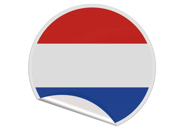 荷兰国旗 — 图库照片