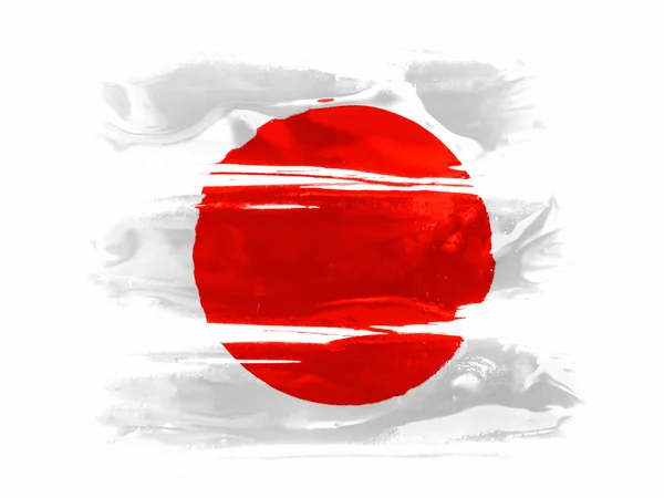 La bandera de Japón — Foto de Stock