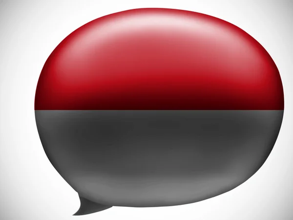Endonezya bayrağı — Stok fotoğraf