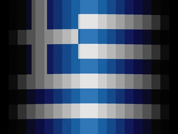 A bandeira grega — Fotografia de Stock