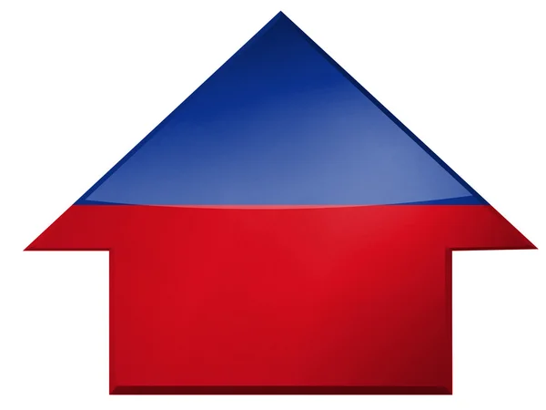 The Haitian flag — Stock Photo, Image