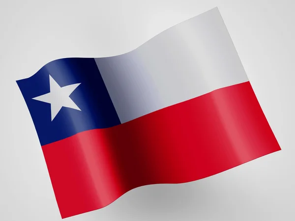 Флаг Чили — стоковое фото