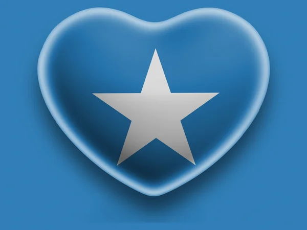 The Somalia flag — Stock Photo, Image