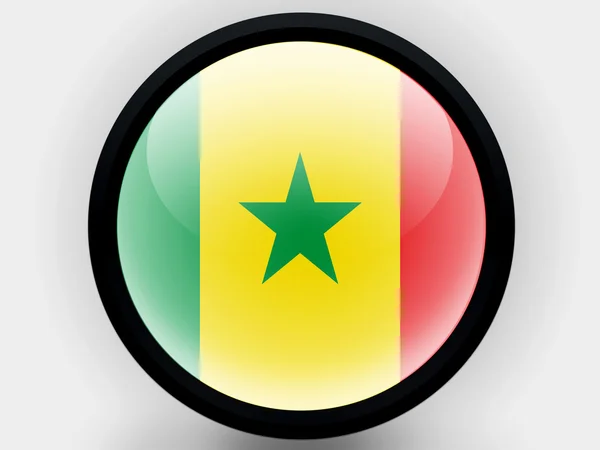 塞内加尔国旗 — 图库照片