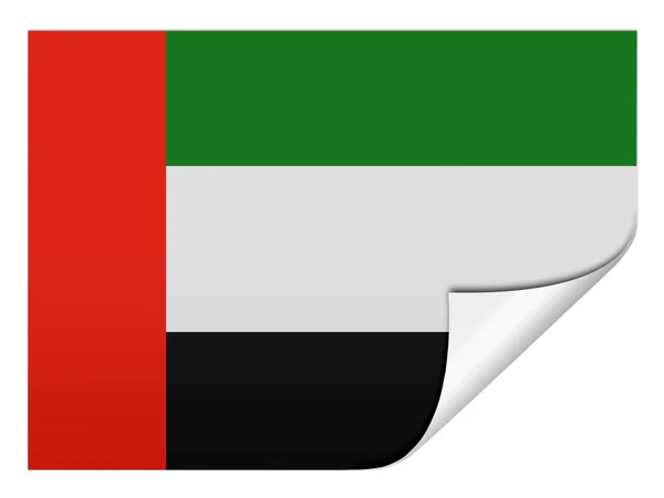 Die Uae-Flagge — Stockfoto