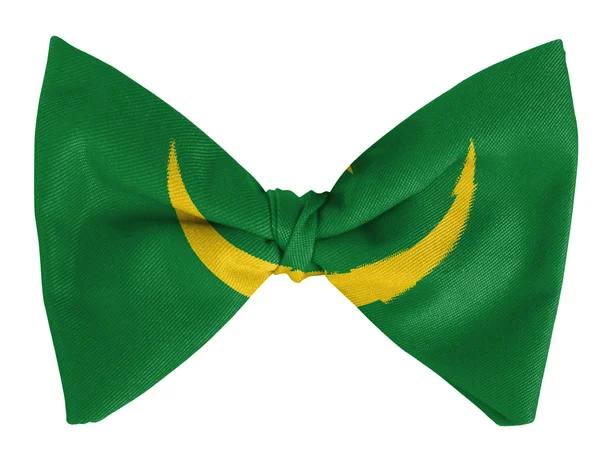 Mauritius flag on a bow tie — Stock Photo, Image