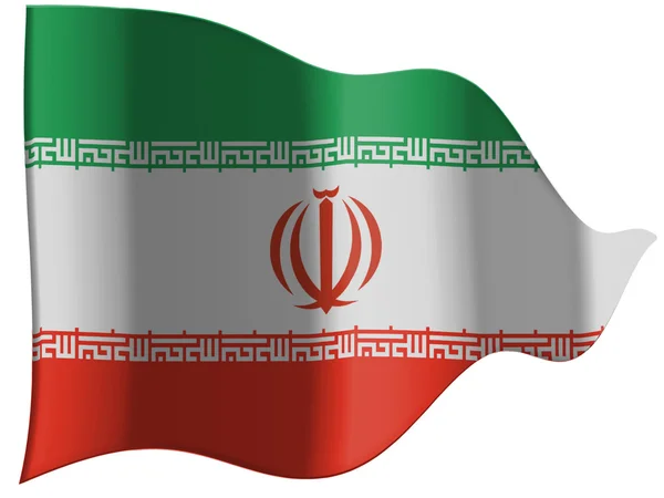 伊朗国旗 — 图库照片