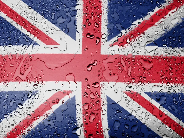 De Britse vlag — Stockfoto