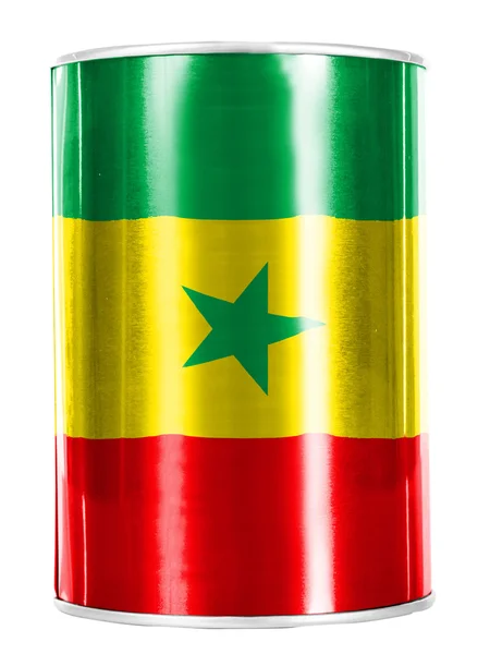 The Senegal flag — Stock Photo, Image