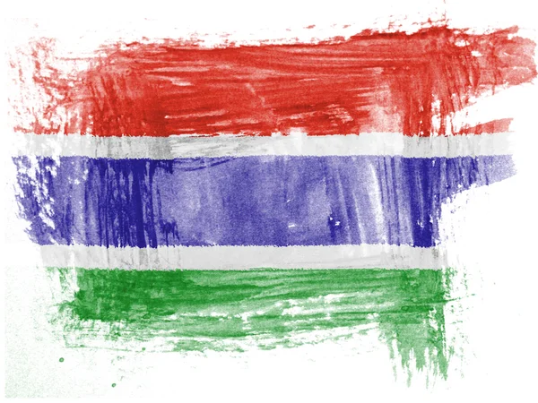 Gambiya bayrağı — Stok fotoğraf