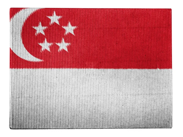 Vlajka Singapuru — Stock fotografie