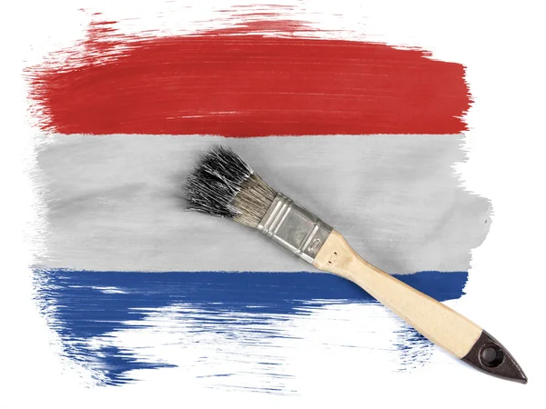 De vlag van Nederland — Stockfoto