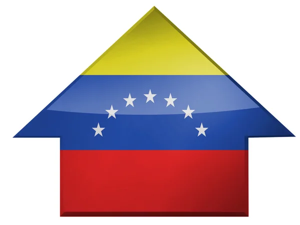 Die venezuelanische Flagge — Stockfoto