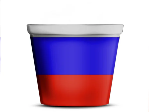 The Russian flag — Stock Photo, Image