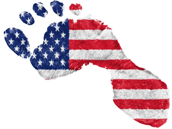 Det amerikanske flag - Stock-foto