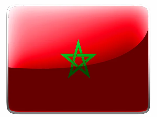 La bandiera marocchina — Foto Stock