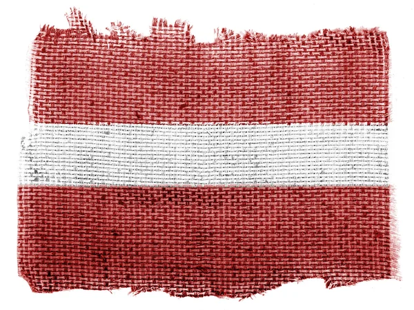 The Latvian flag — Stock Photo, Image