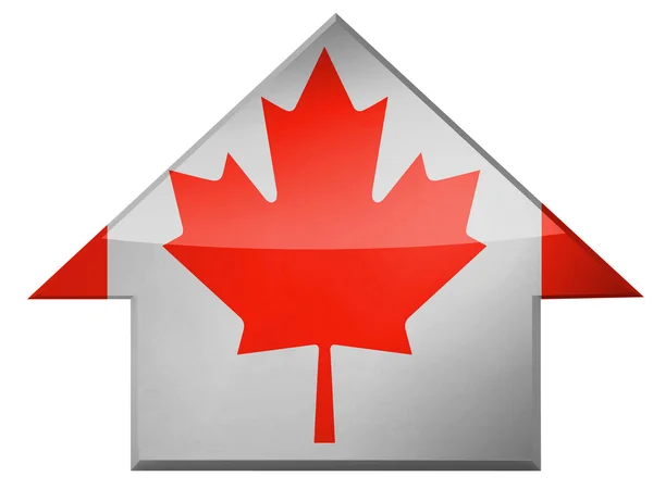 La bandiera canadese — Foto Stock