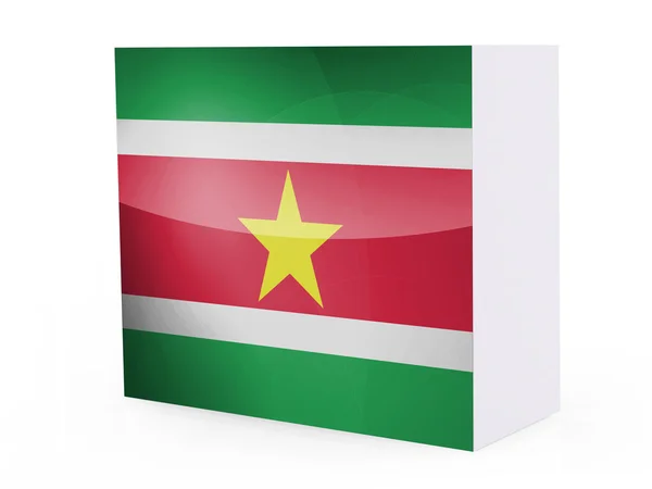 Surinamesische Flagge — Stockfoto