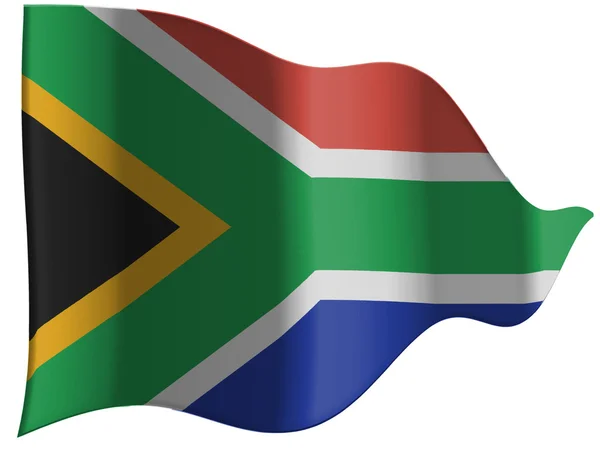 南非国旗 — 图库照片