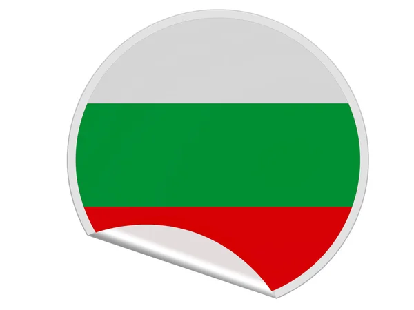 The Bulgarian flag — Stock Photo, Image