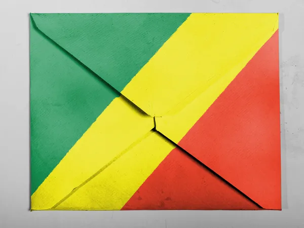 The Congo flag — Stock Photo, Image