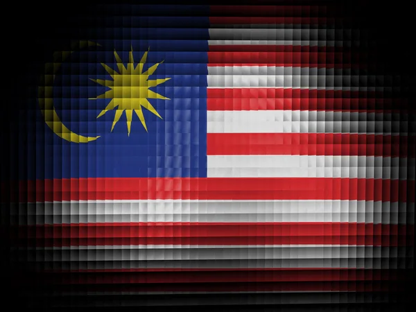 Flaggan malaysia — Stockfoto